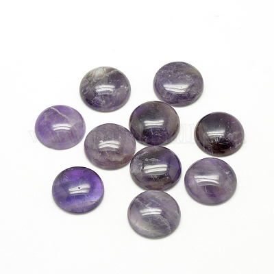 Natürlichen Amethyst Cabochons&nbsp;G-R416-8mm-30-1