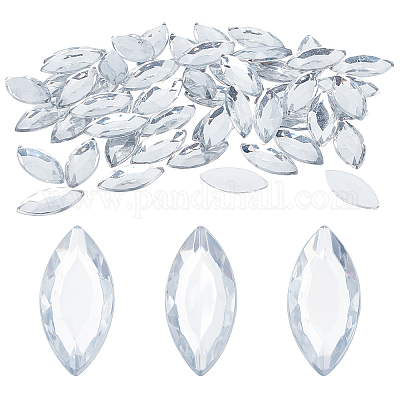 5mm Flat Back Acrylic Round Cabochons Plastic Jewelry Making Gems Crafts  200 Pcs