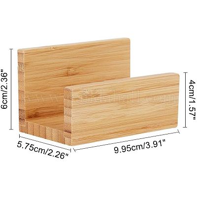 Visitenkartenetui aus Holz&nbsp;AJEW-WH0104-11-1