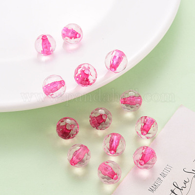 Perles en acrylique transparente&nbsp;TACR-S154-10A-82-1
