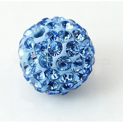 PH PandaHall About 100pcs 10mm Blue Rhinestone Beads Blue Clay Beads  Polymer Crystal Beads Clay Pave Disco Ball Round Diamond Clay Beads for  Necklace Bracelet Jewelry Making Party Decoration