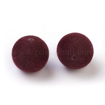 Perles acryliques flocky&nbsp;OACR-I001-16mm-L09-1