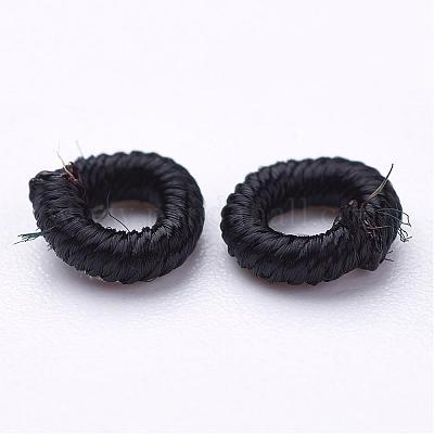 Perlas de tejido de poliéster&nbsp;WOVE-N003-05-1