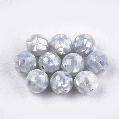 Perles en résine&nbsp;SSHEL-T007-10mm-04-1