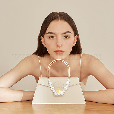 Pearl Bead Handle Chain Handbag Purse Chain Bag Chain Replacement