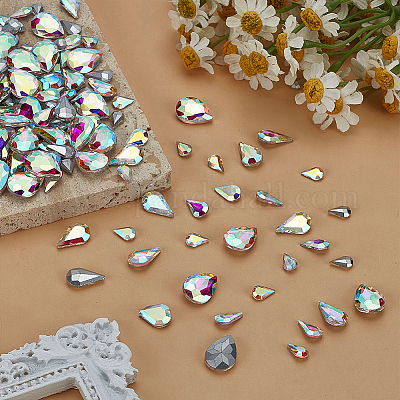 Glas Strass Cabochons&nbsp;RGLA-FG0001-27-1
