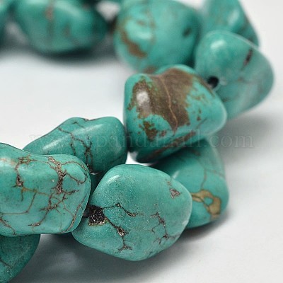 Brins de perles de magnésite naturelle teints&nbsp;G-M139-11-C-1
