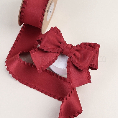 10 Yard gerüschte Bänder aus Polyester&nbsp;PW-WG29113-09-1