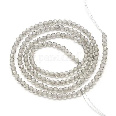 Natürliche Eis Obsidian Perlen Stränge&nbsp;G-S152-12-3mm-1