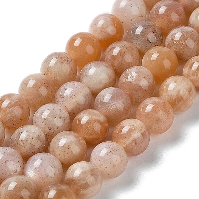 Natürliche sunstone Perlen Stränge&nbsp;G-N327-01C-03-1