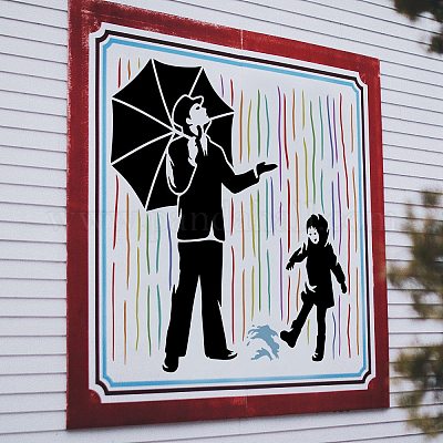 FINGERINSPIRE 12 Stück Banksy Zeichenschablone Mit Produktbild-Vorschau 3