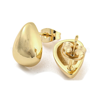 Orecchini in ottone&nbsp;EJEW-P261-02C-G-1