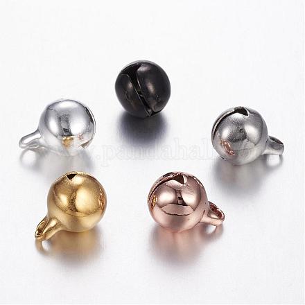 304 Stainless Steel Bell Charms UNKW-N0001-03-1