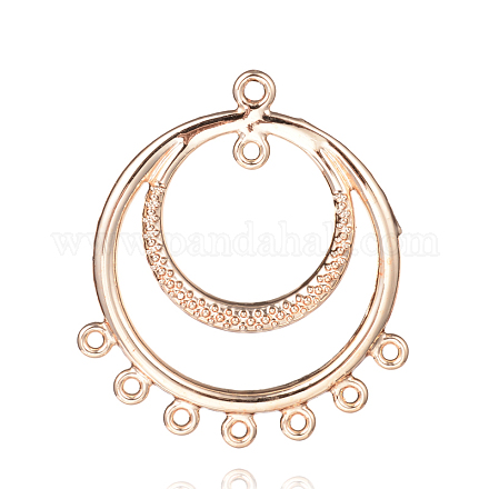 Ring Tibetan Style Alloy Chandelier Component Links PALLOY-J659-67G-AAA-1