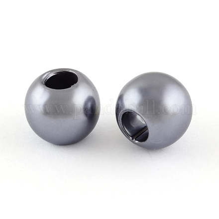 Abs kunststoff nachahmung perle europäische perlen X-MACR-R530-12mm-A50-1