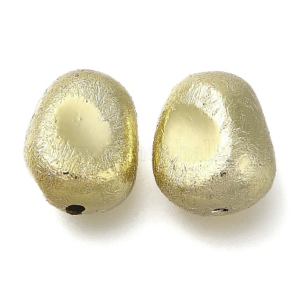 Perles en plastique ccb avec placage UV CCB-D008-05G-1
