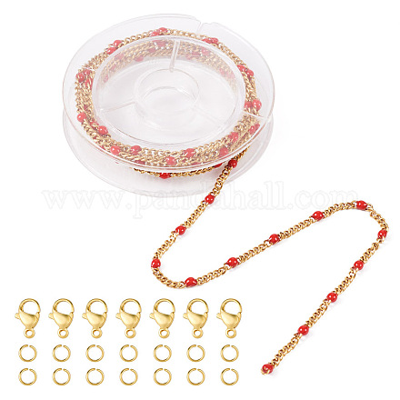 Kit de fabrication de collier de bracelet de chaîne de bricolage DIY-TA0006-12A-1