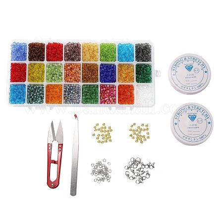 Kits de ensembles de bijoux extensibles bricolage DIY-SZ0001-28-1