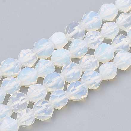 Chapelets de perles d'opalite G-S332-8mm-004-1