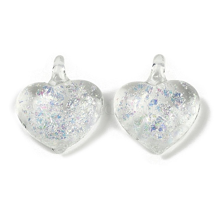 Подвески lampwork FOIL-K003-02C-1