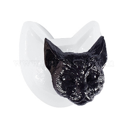Moldes del silicón del candelero diy de la cabeza del gato del diablo de Halloween SIMO-B002-13-1