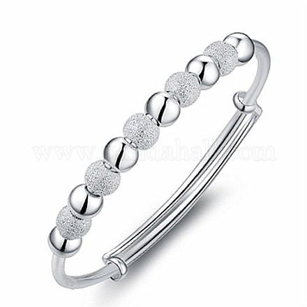 Bracelets réglables en perles de laiton BJEW-BB59856-A-1