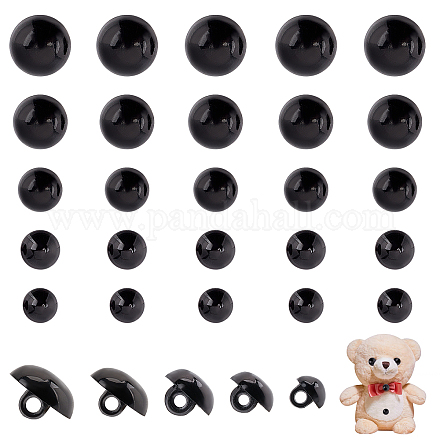 Wholesale PandaHall Elite 40Pcs 2 Style 4-Hole Brass Buttons