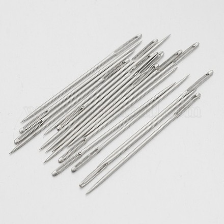 Carbon Steel Sewing Needles AJEW-L037-07-1