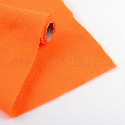 DIYクラフト用品不織布刺繍針フェルト  ダークオレンジ  450x1.2~1.5mm  約1m /ロール DIY-R069-02-1