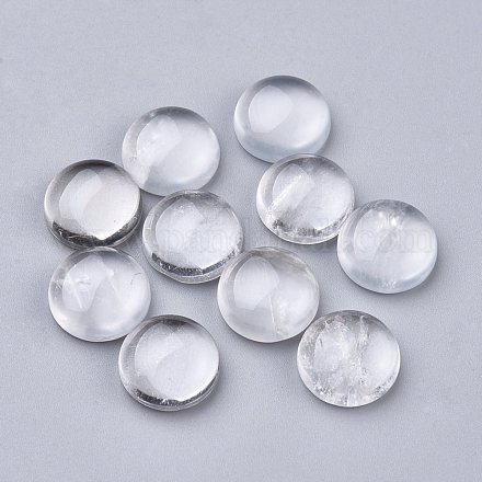 Cabuchones de cristal de cuarzo natural X-G-P393-R50-12MM-A-1