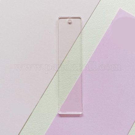Disque acrylique transparent gros pendentifs ZXFQ-PW0001-039A-01-1