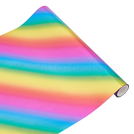 Superfindings 5 m colorido a4 papel de estampado en caliente 19.5x19.5x2.1 cm hojas de papel en caliente papel de aluminio para tarjeta de cuero decoración de fiesta DIY-WH0193-02D-1