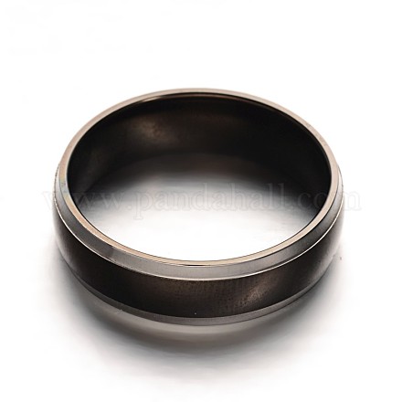 304 Stainless Steel Wide Band Finger Rings RJEW-F043-46-19mm-1