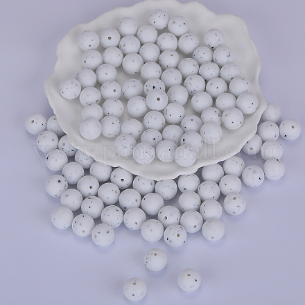 Round Silicone Focal Beads SI-JX0046A-64-1