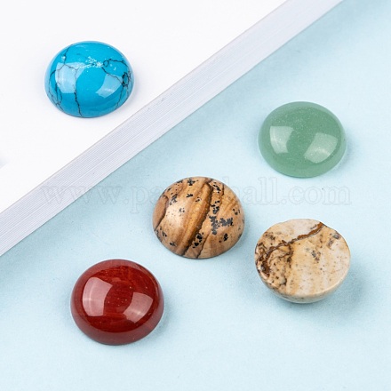 Cabochons in gemstone naturale X-G-H1596-FR-15mm-M-1