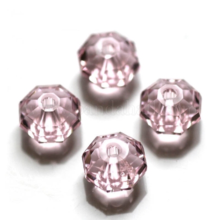 Abalorios de cristal austriaco de imitación SWAR-F083-6x8mm-03-1