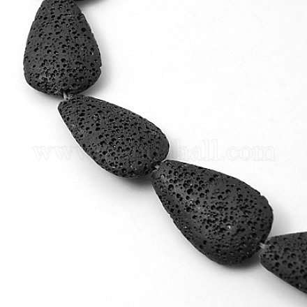 Natural Lava Rock Beads Strands G-I037-11-1