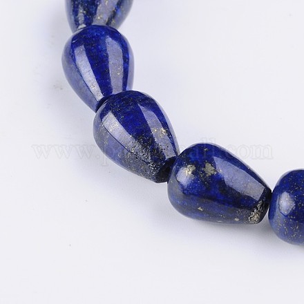 Dyed Drop Natural Lapis Lazuli Bead Strands G-F272-02-1