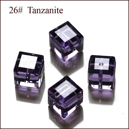 Imitation Austrian Crystal Beads SWAR-F074-6x6mm-26-1