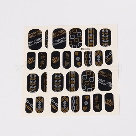 Stile misto falso rimovibile adesivi di carta tatuaggi temporanei AJEW-O025-15-1