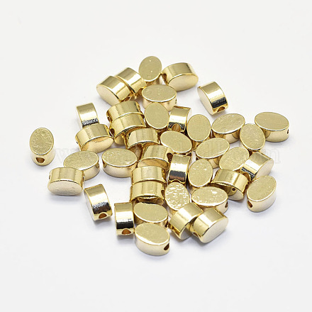 Perles en laiton plaqué durable KK-K193-058G-NF-1