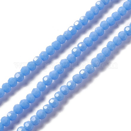 Fili di perle di vetro sfaccettate (32 sfaccettatura). EGLA-J042-36A-07-1