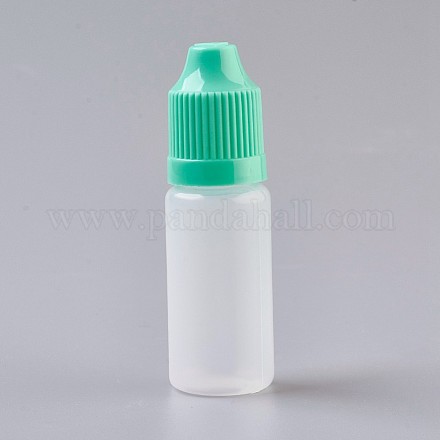 Botella de aceite suave del humo del apretón del PE de la botella de 10ml con la botella plástica de la lágrima del gotero largo y fino TOOL-WH0074-B09-1