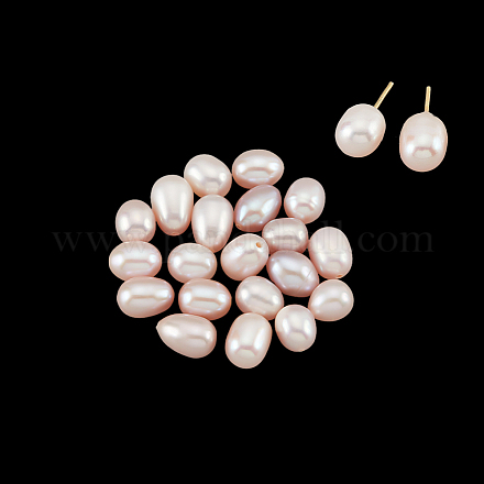 Nbeads Natural Cultured Freshwater Pearl Beads PEAR-NB0001-91A-1