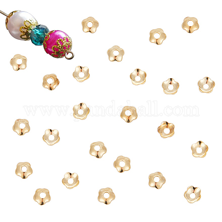arricraft 300 Pcs Flower Bead Caps KK-AR0003-13-1