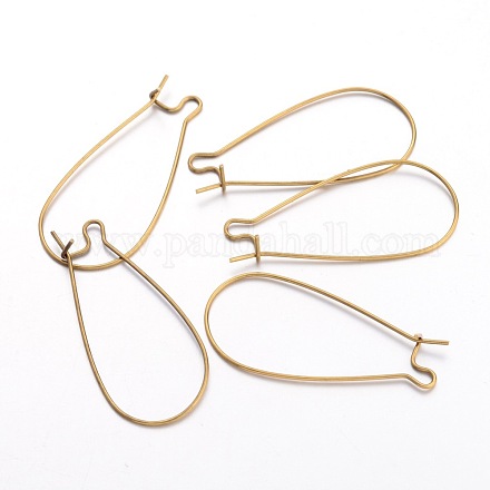 Accessoires de boucles d'oreilles fils avec cerceau rein EC221-5NFAB-1