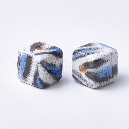 Perles acryliques imprimées MACR-T024-57B-1