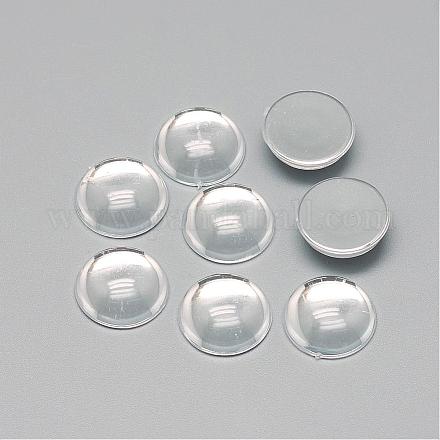 Cabochon acrilico trasparente GACR-Q014-25mm-02-1