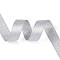 Polyester Satin Wired Ribbon, for Gift Packaging, Gainsboro, 3/8 inch(10mm), about 100.00 Yards(91.44m)/Roll