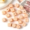 Opaque Acrylic Beads, Cube, Light Salmon, 14x14x14mm